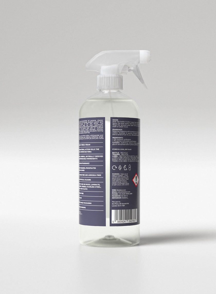 薰衣草及棉花居家表面清潔噴霧750ml