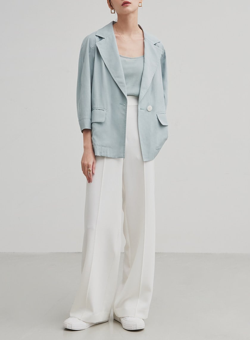 親膚圓領細肩帶背心