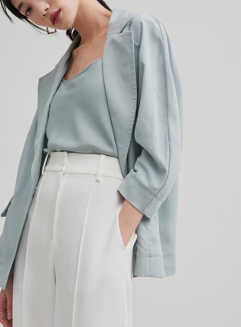 親膚圓領細肩帶背心