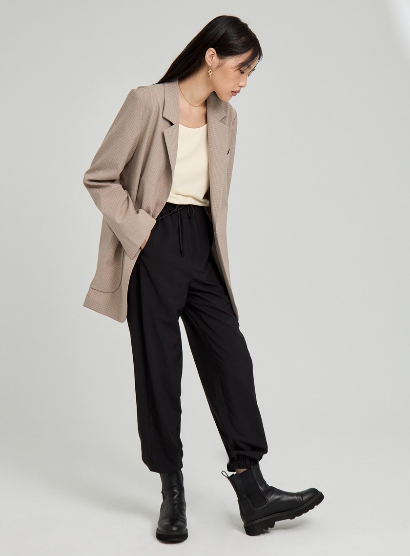 吸濕涼感休閒縮口褲