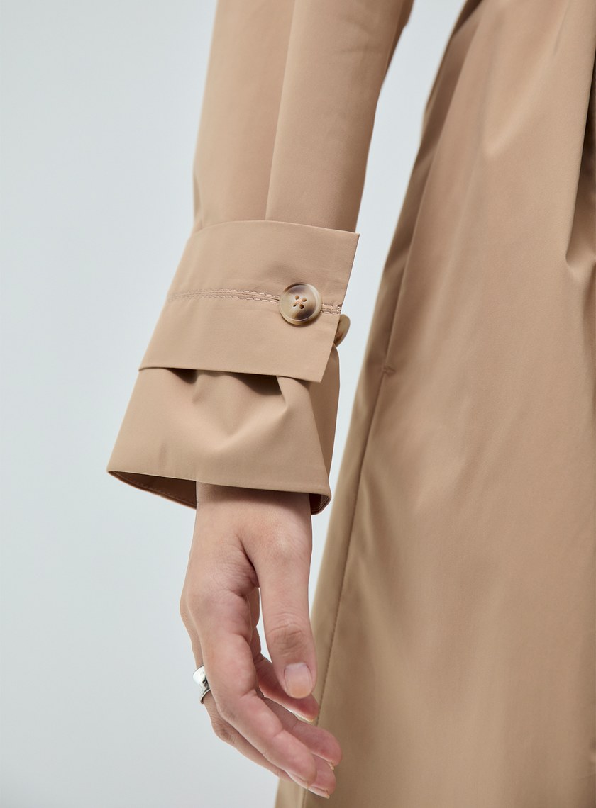 假兩件防風防雨休閒風衣