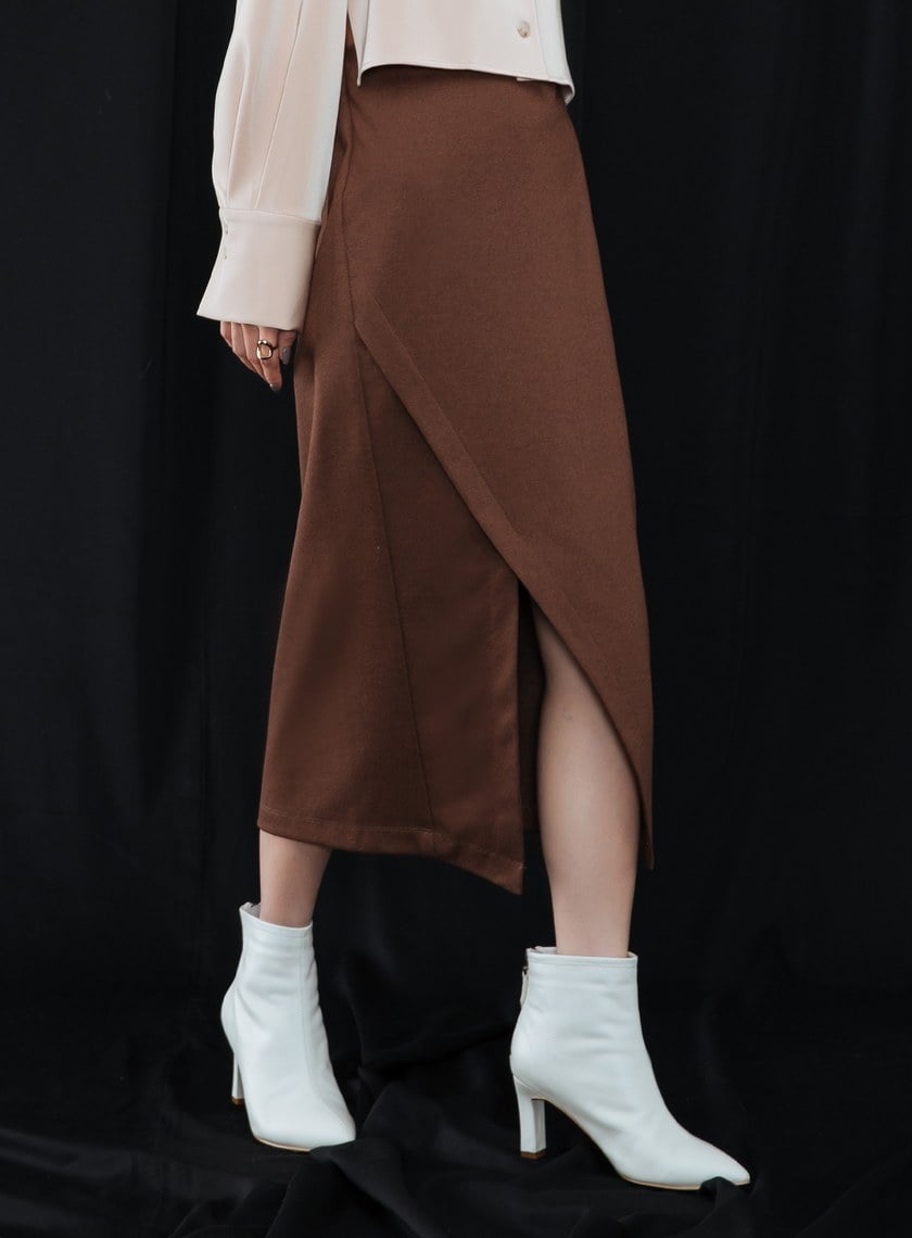 舒適直筒包裹裙