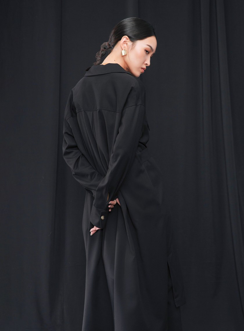 經典翻領襯衫洋裝