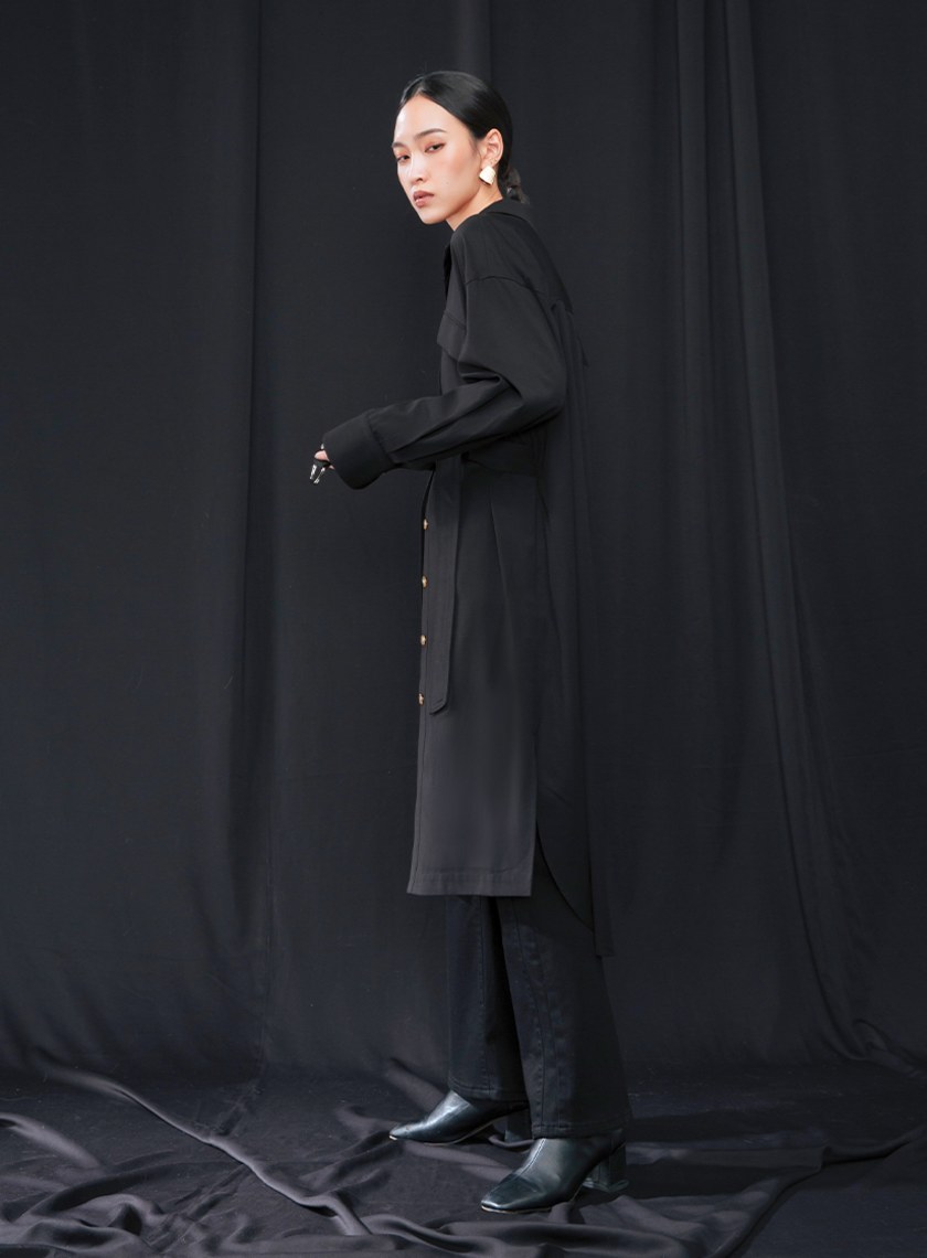 經典翻領襯衫洋裝