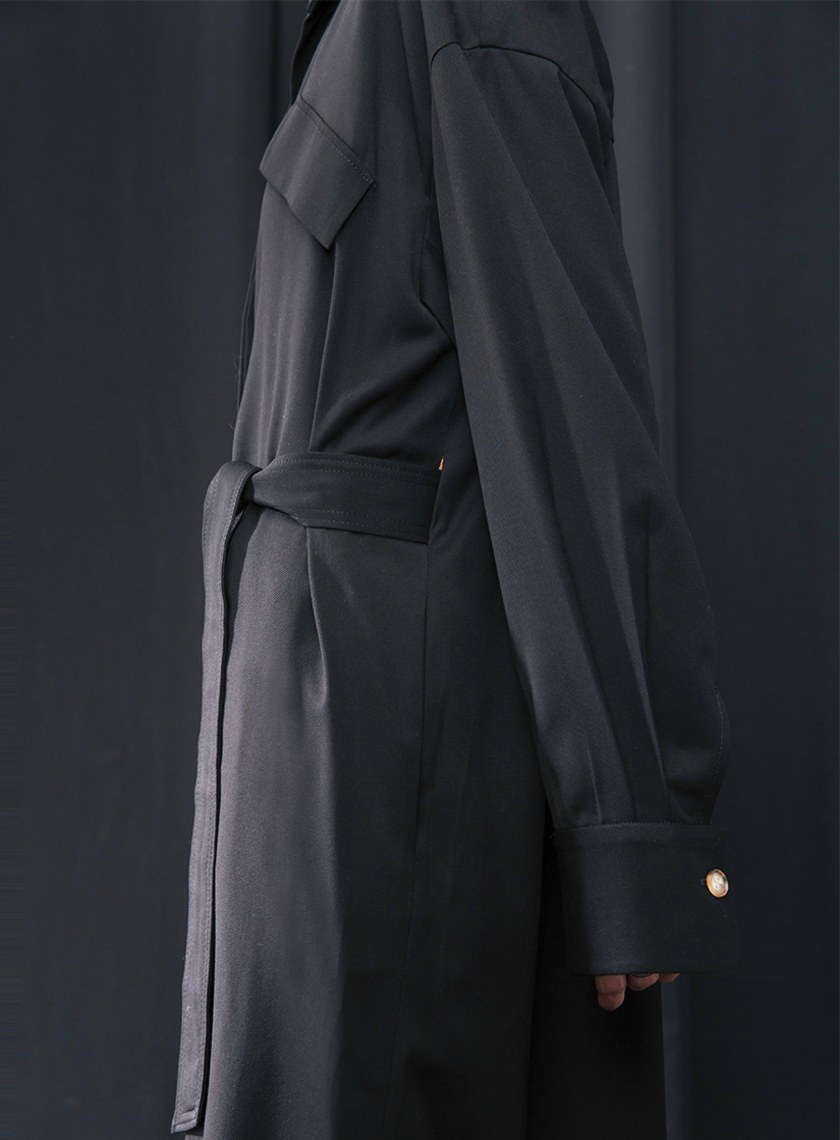 經典翻領襯衫洋裝