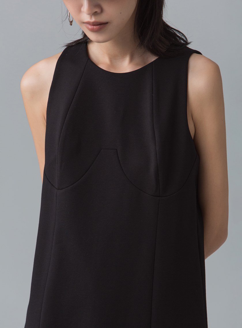 A字細節背心洋裝