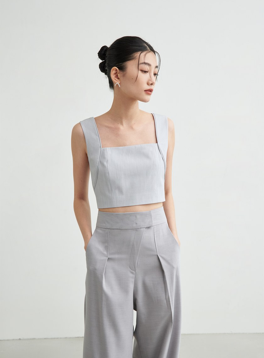 短版抹胸小背心