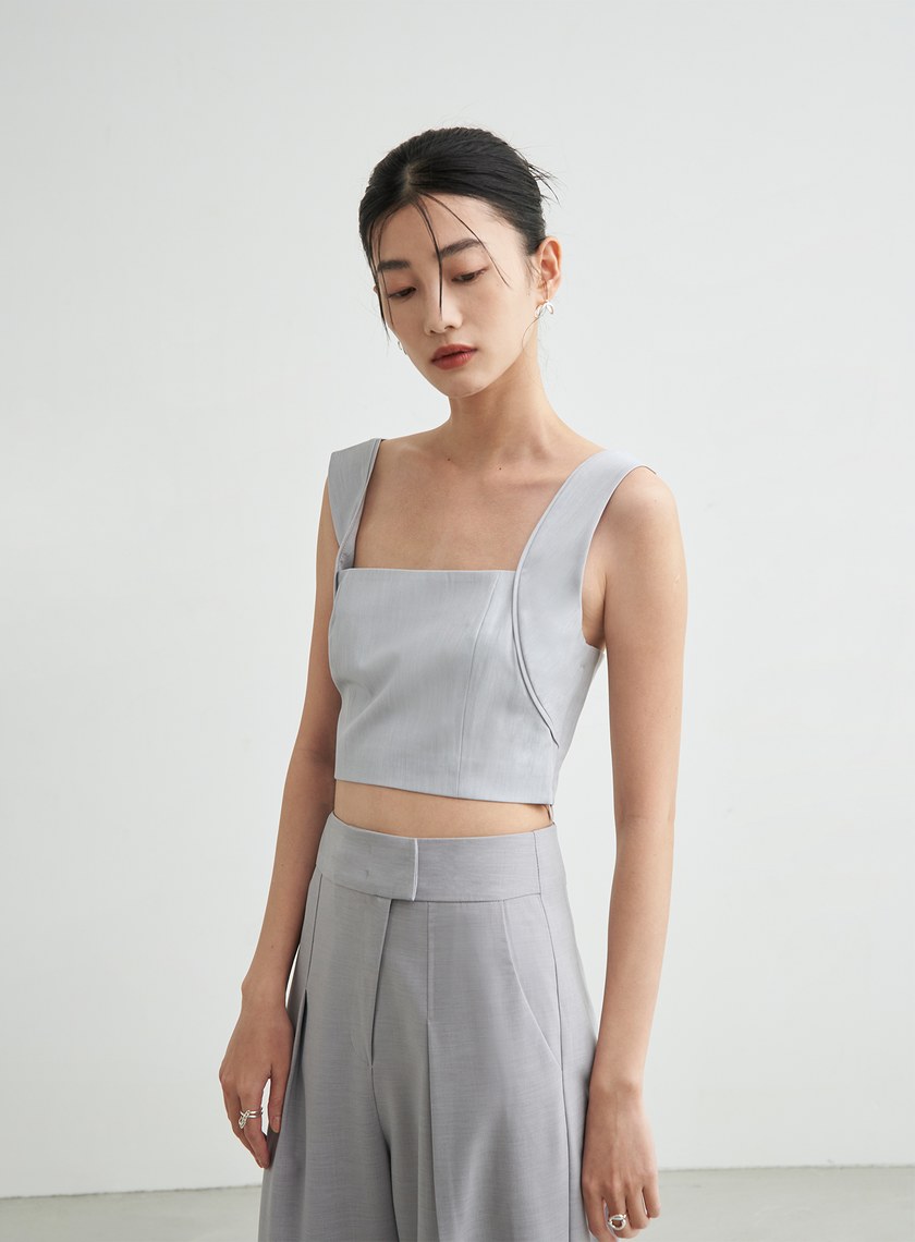 短版抹胸小背心