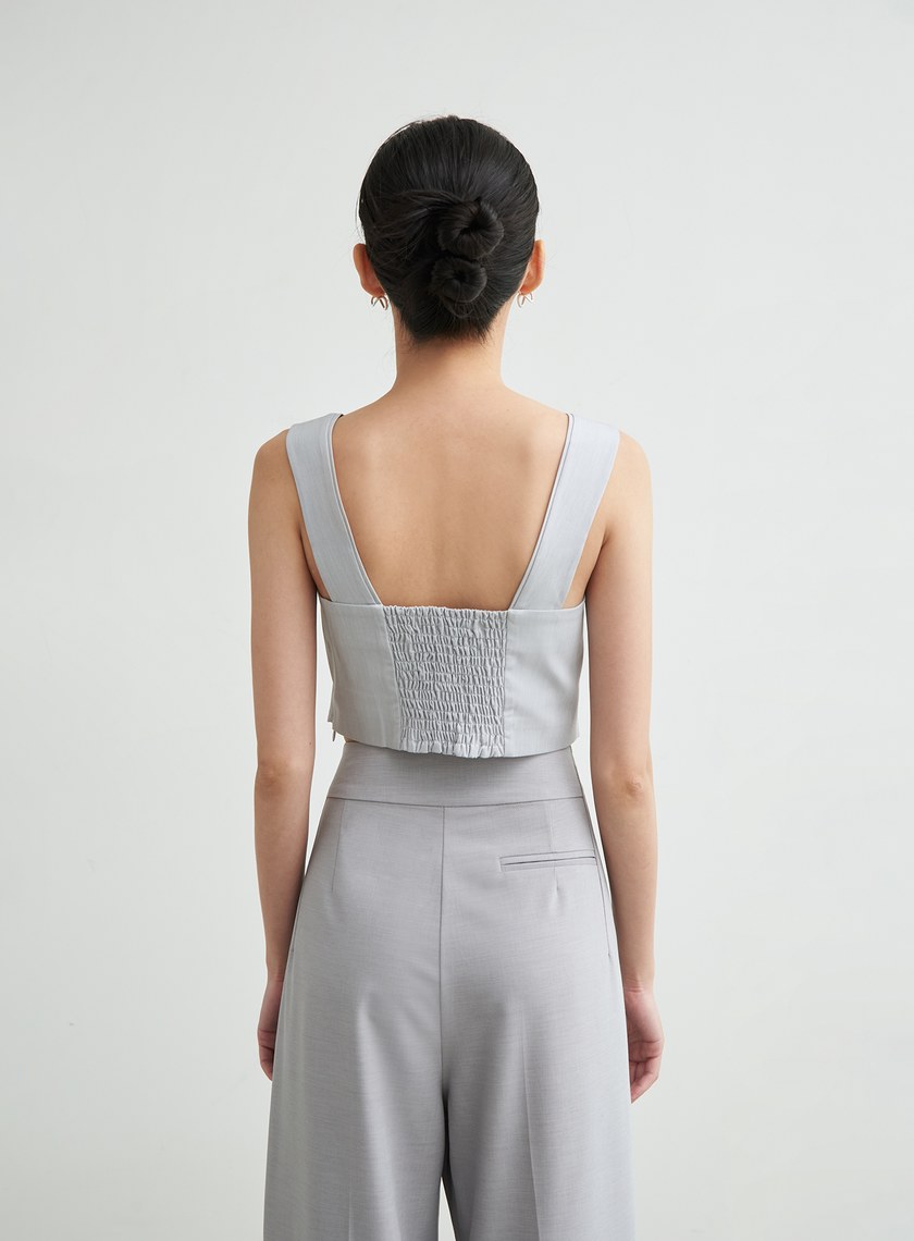 短版抹胸小背心