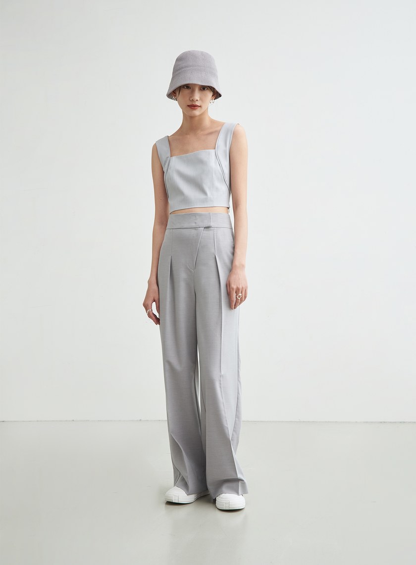 短版抹胸小背心