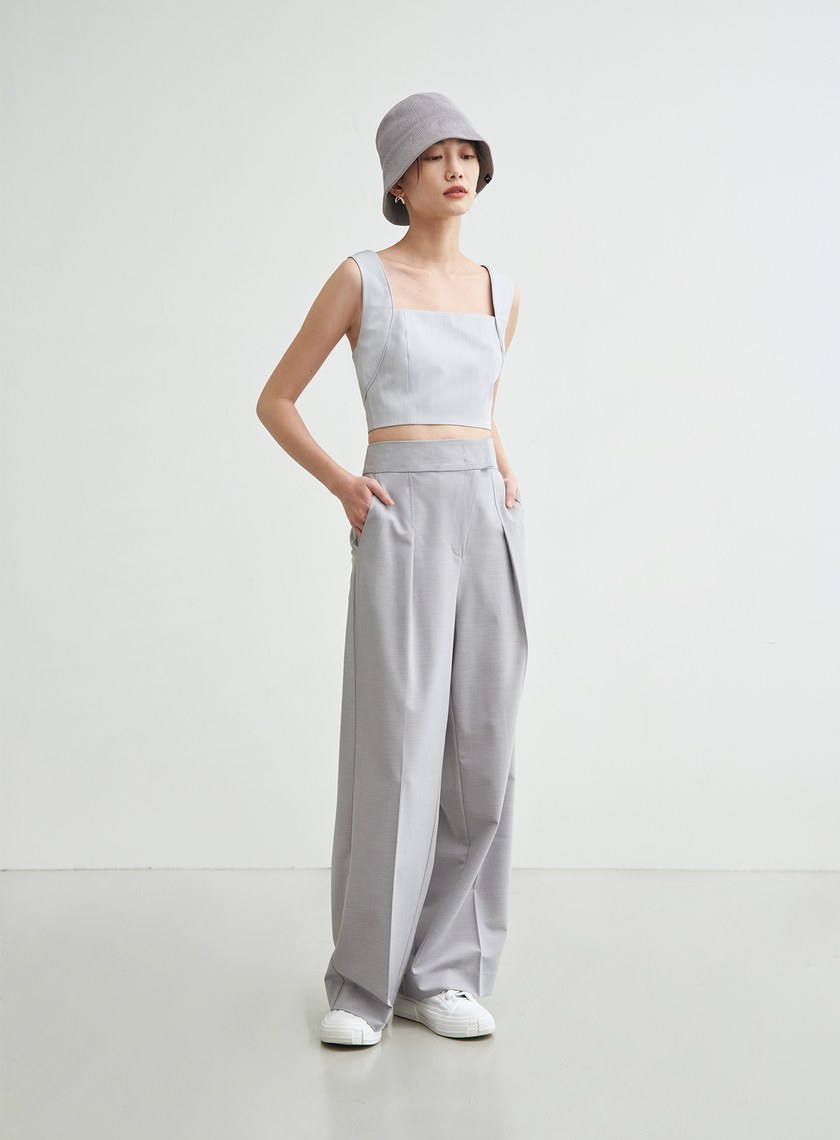 短版抹胸小背心