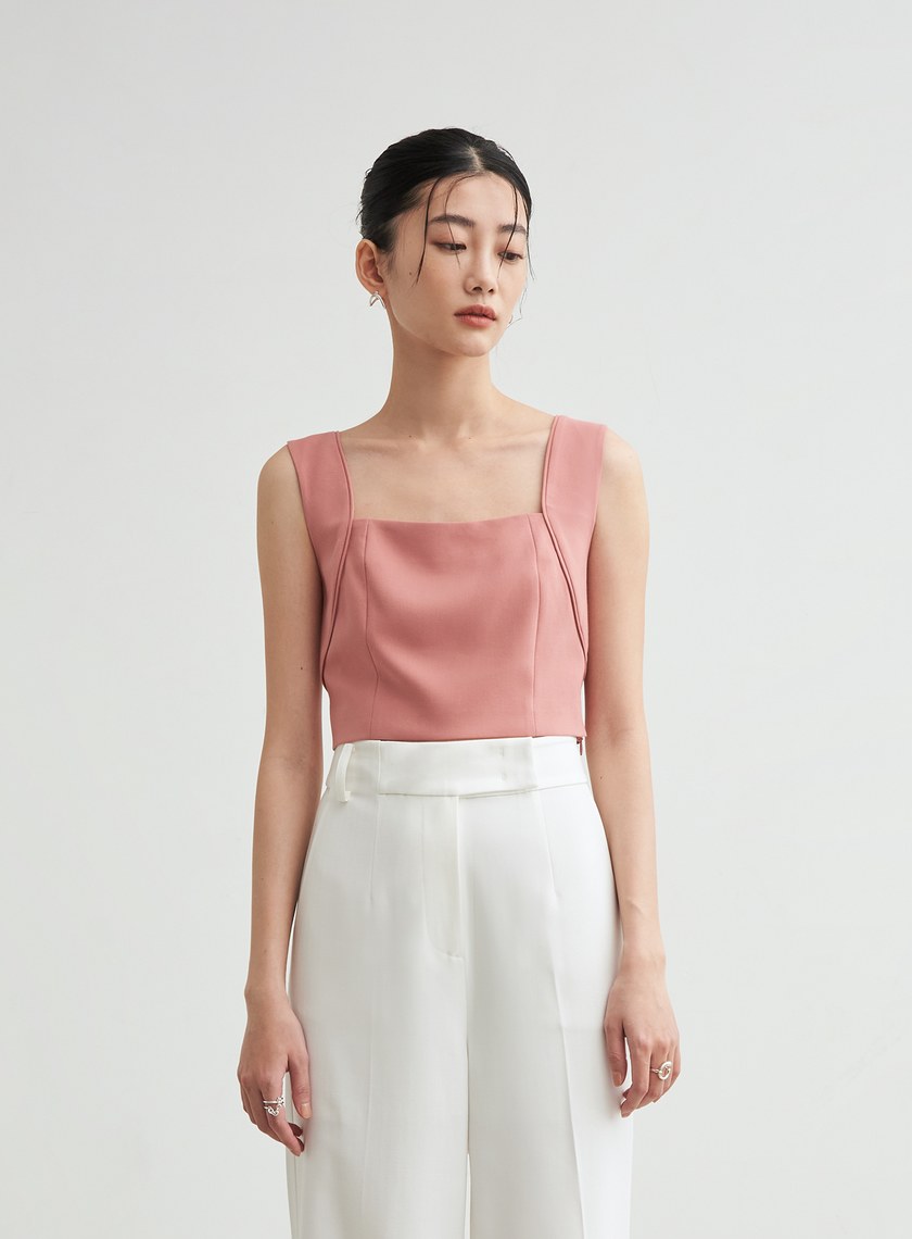 短版抹胸小背心