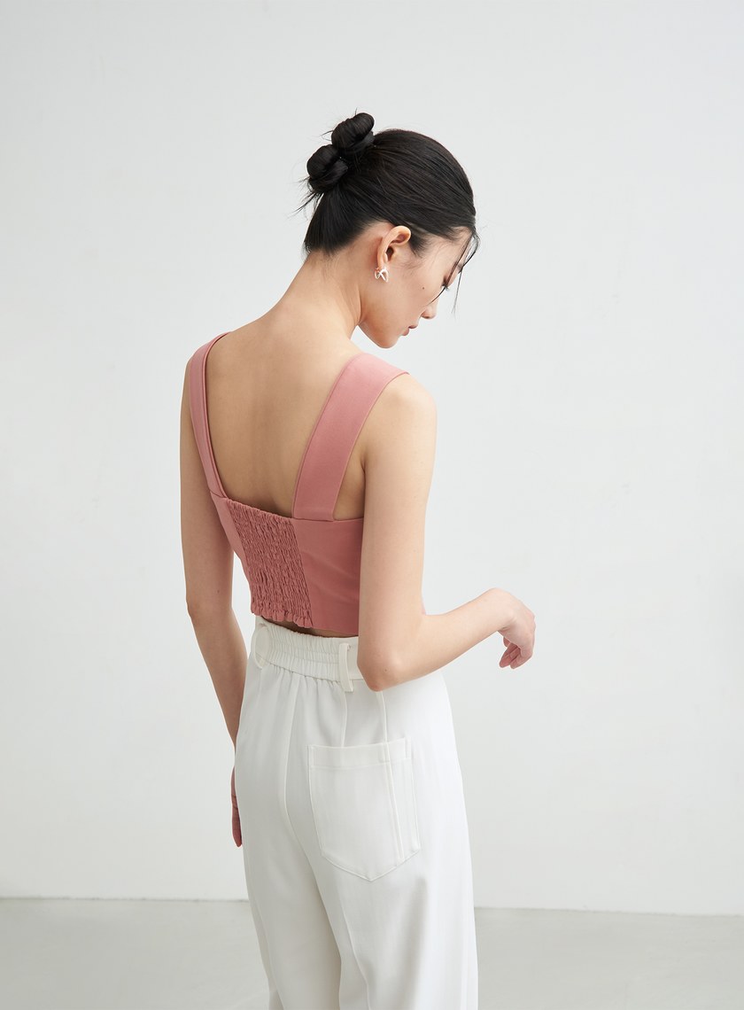 短版抹胸小背心