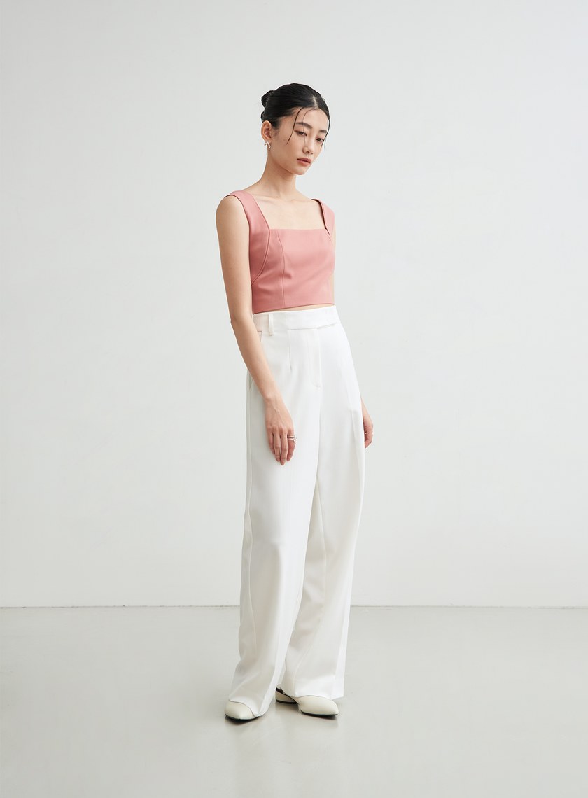 短版抹胸小背心