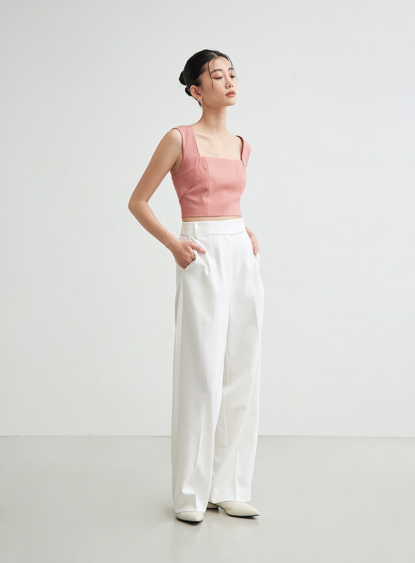 短版抹胸小背心