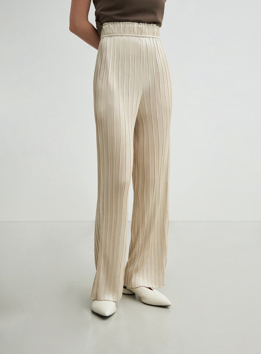 壓摺寬鬆舒適長褲