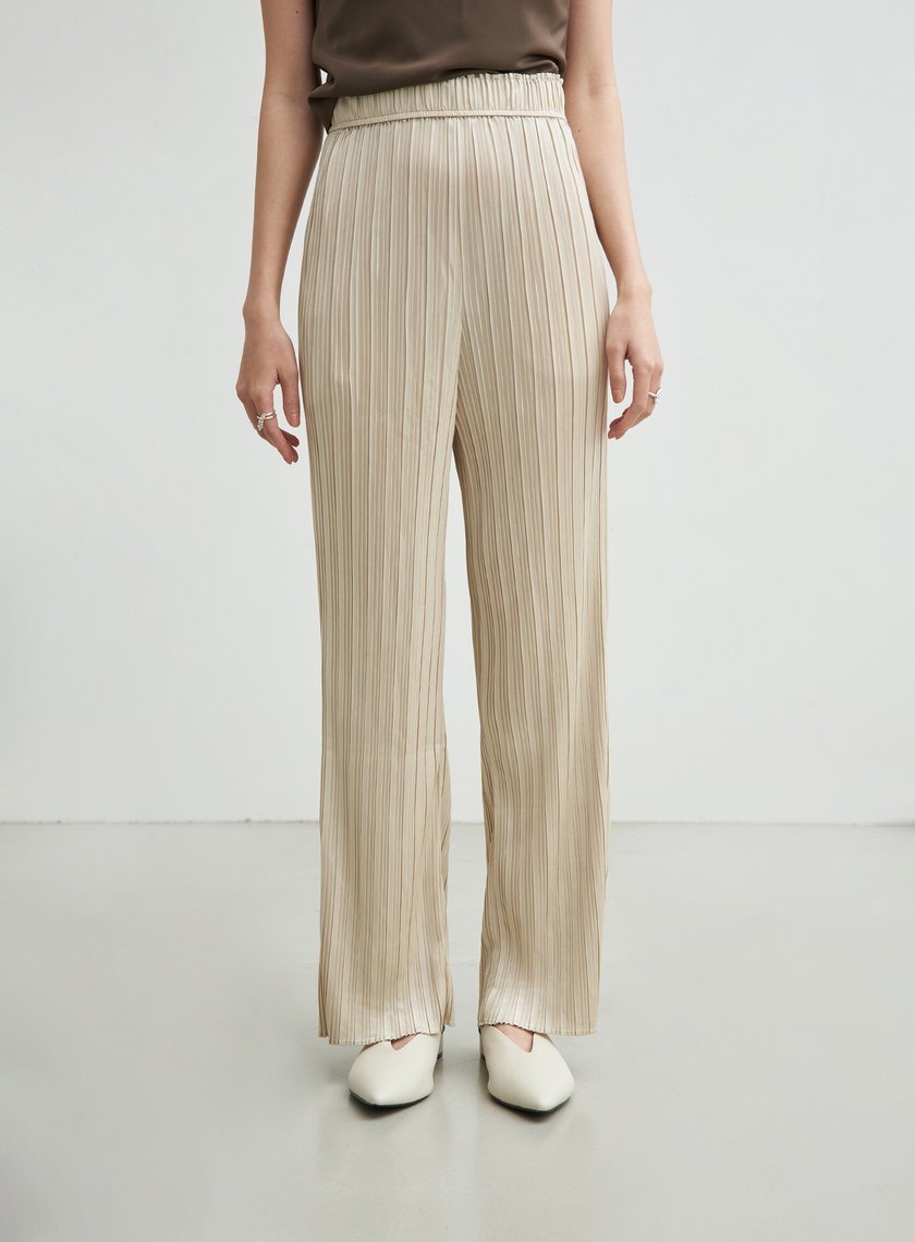 壓摺寬鬆舒適長褲