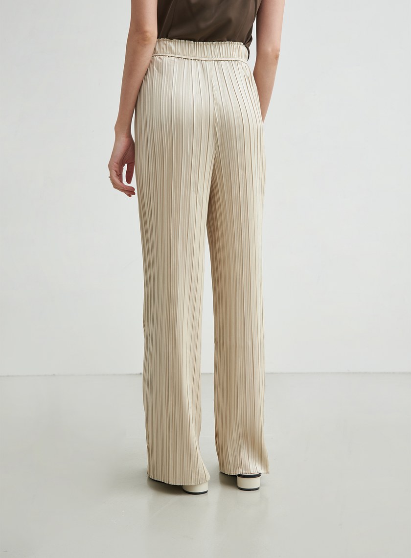 壓摺寬鬆舒適長褲