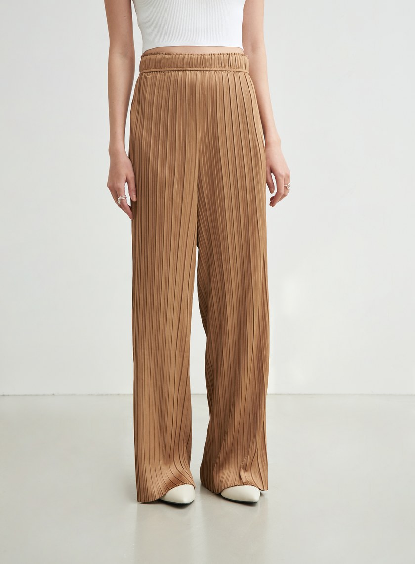 壓摺寬鬆舒適長褲