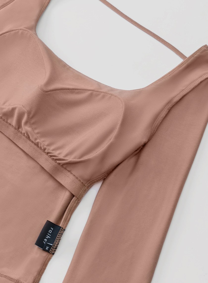 舒適美背發熱長袖BRA上衣