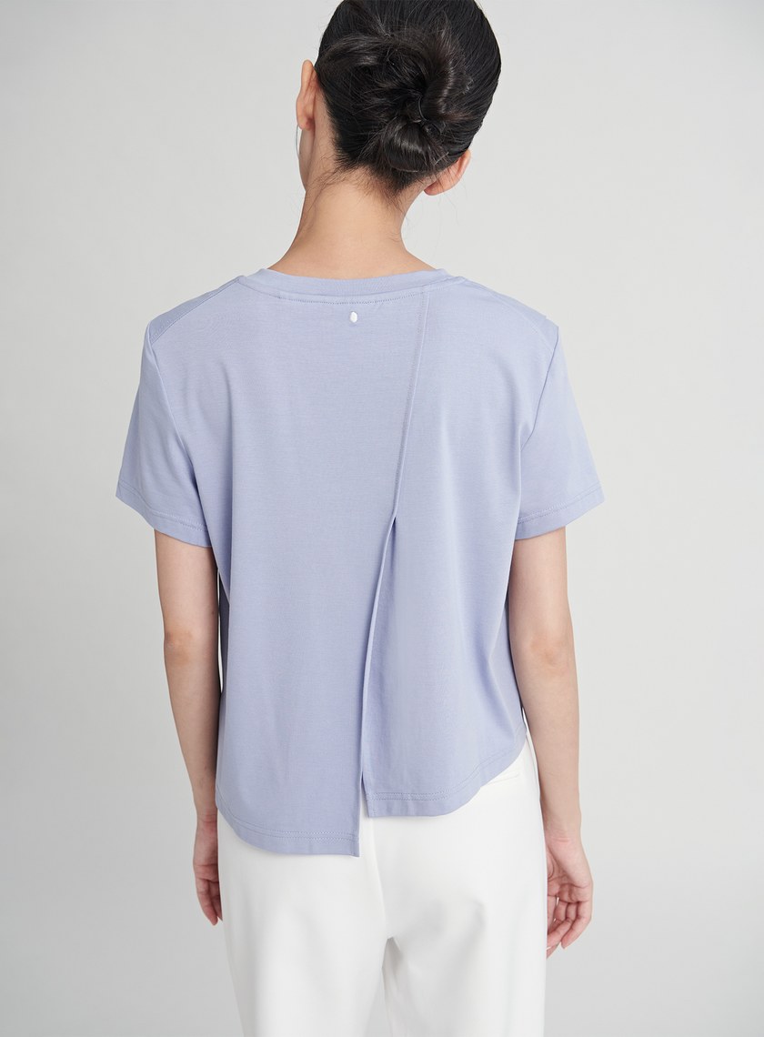 親膚標語叠衩上衣