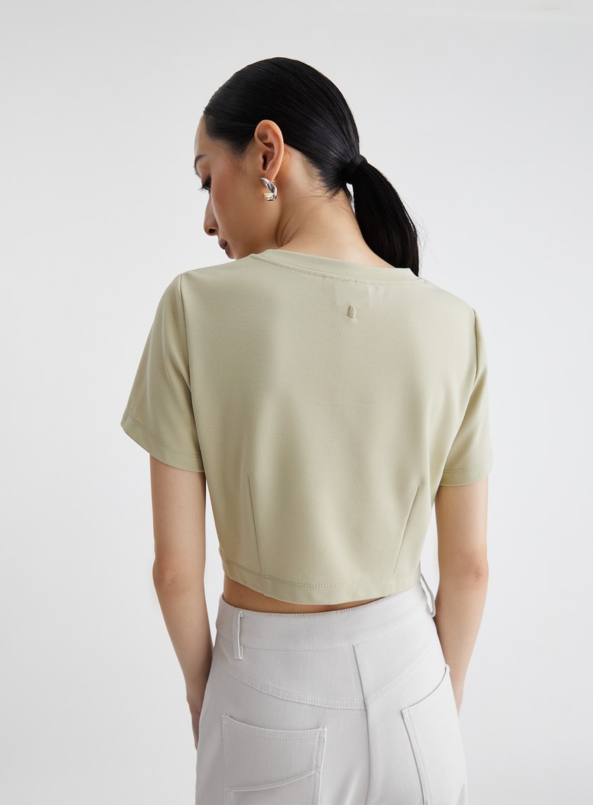 百搭立體扭轉造型上衣