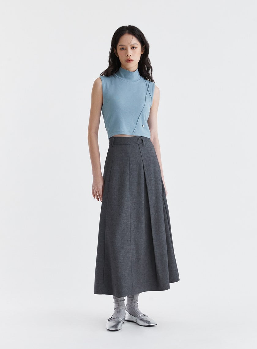 垂墜高領無袖 BRA 上衣