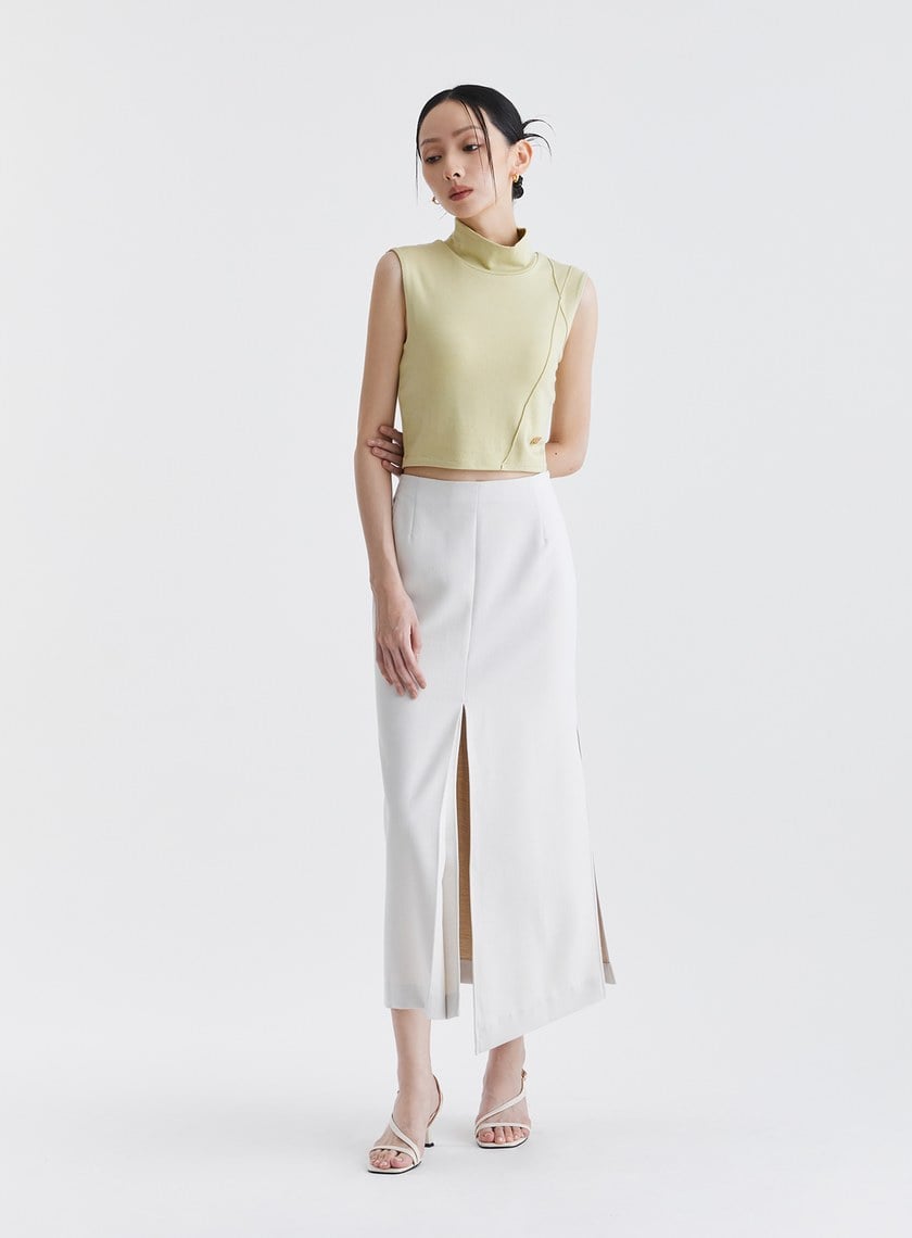 垂墜高領無袖 BRA 上衣