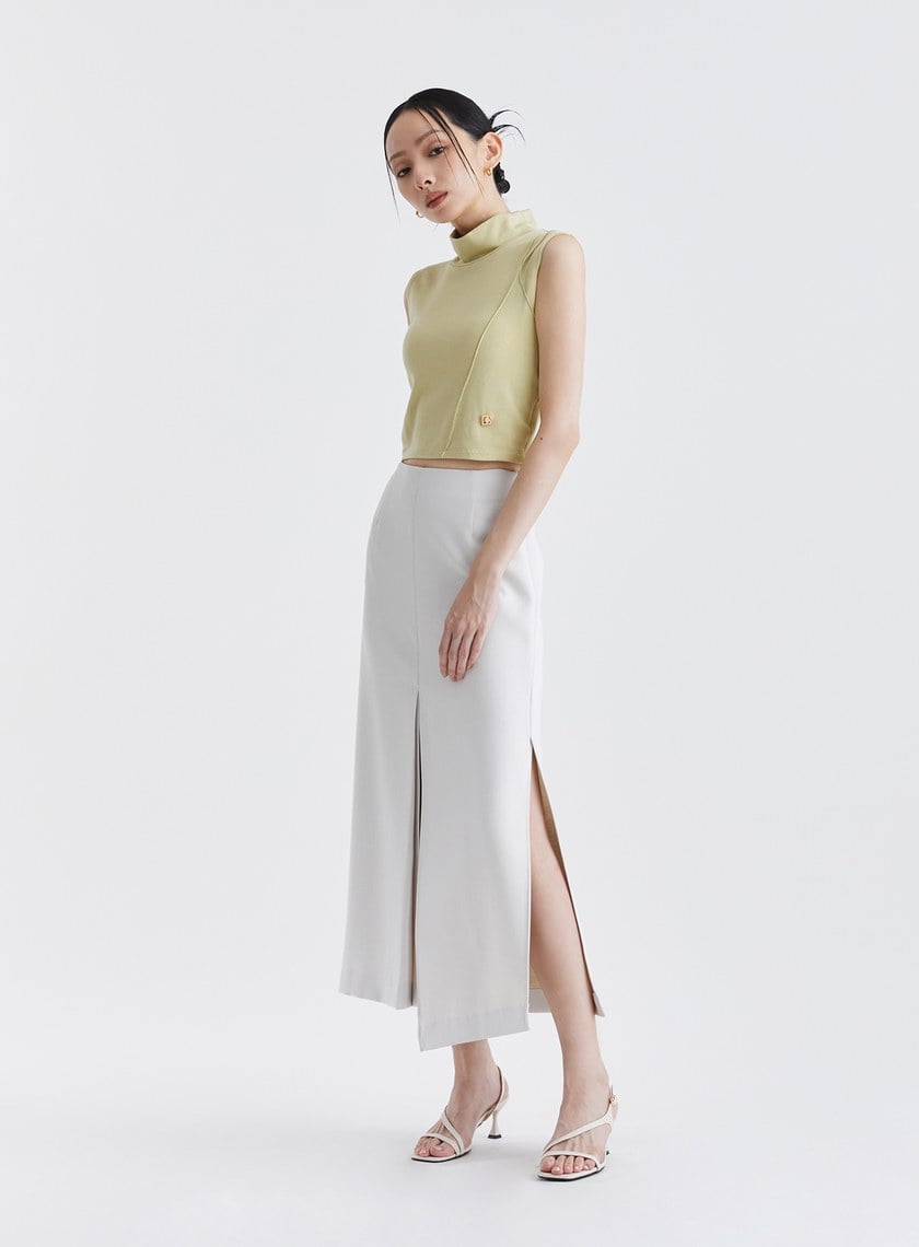 垂墜高領無袖 BRA 上衣