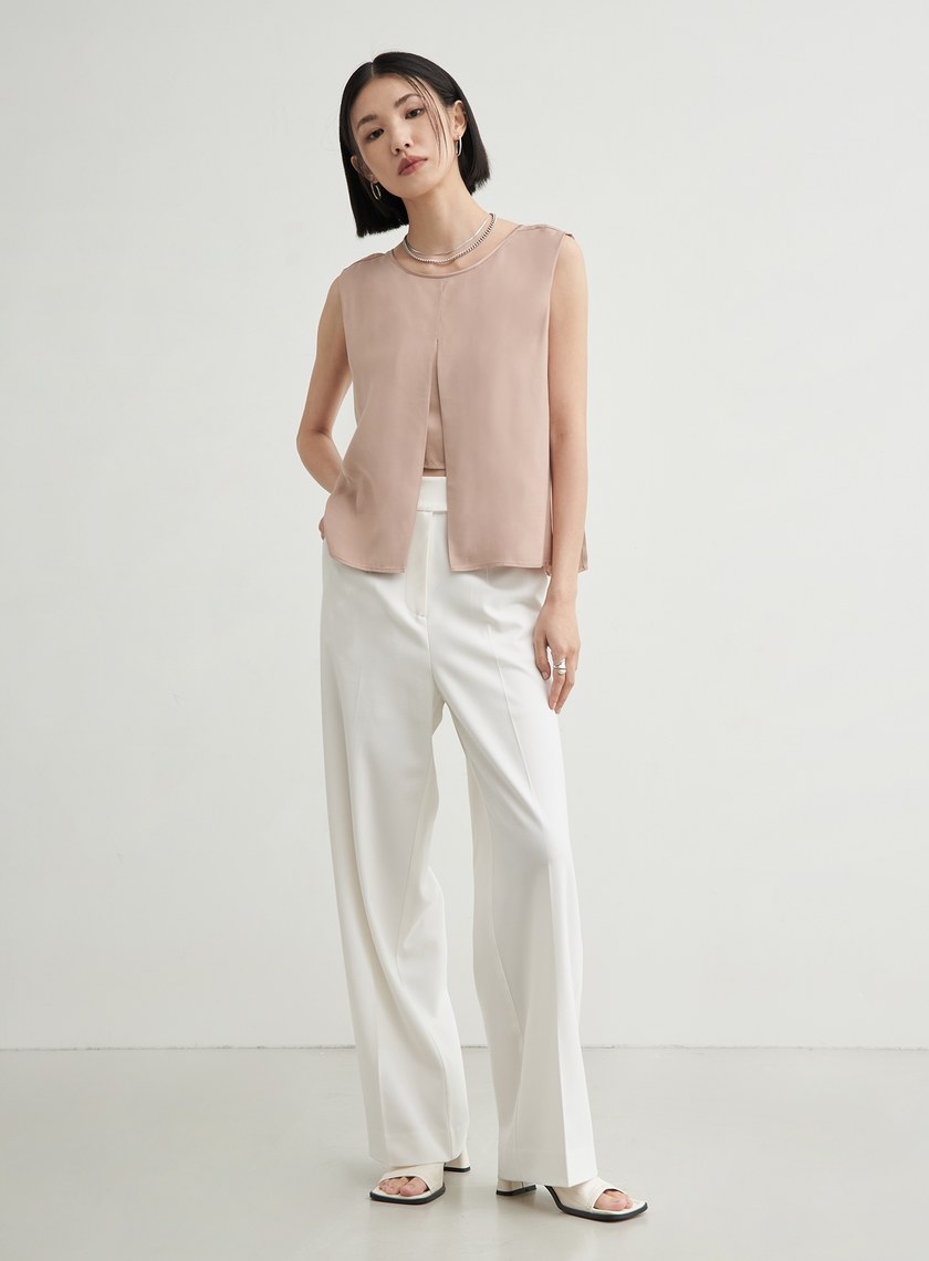 兩穿極簡親膚無袖背心