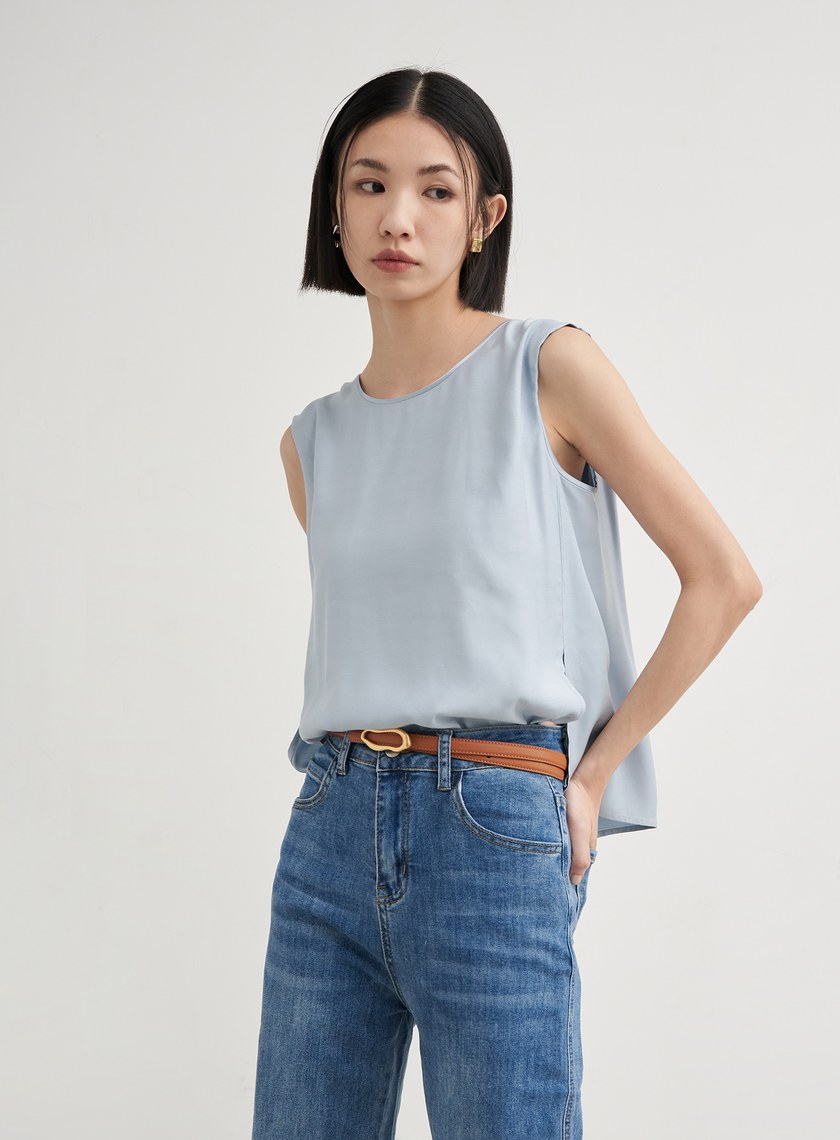 兩穿極簡親膚無袖背心