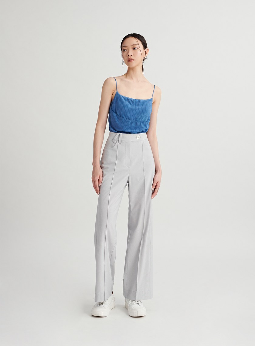 簡約質感西裝寬褲