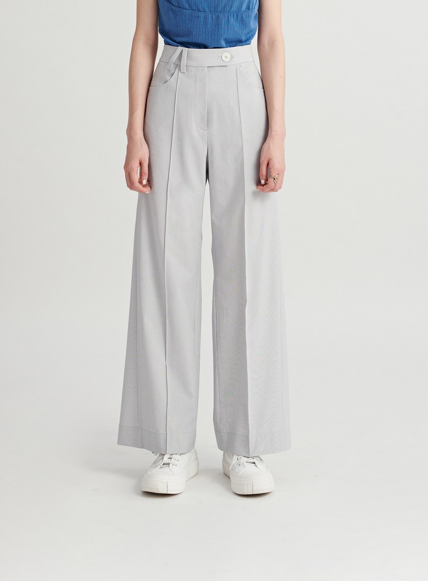 簡約質感西裝寬褲