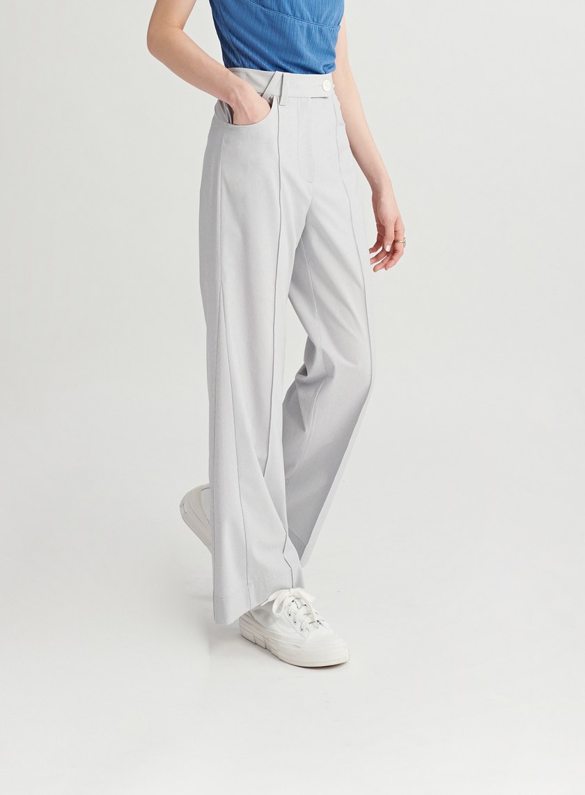 簡約質感西裝寬褲