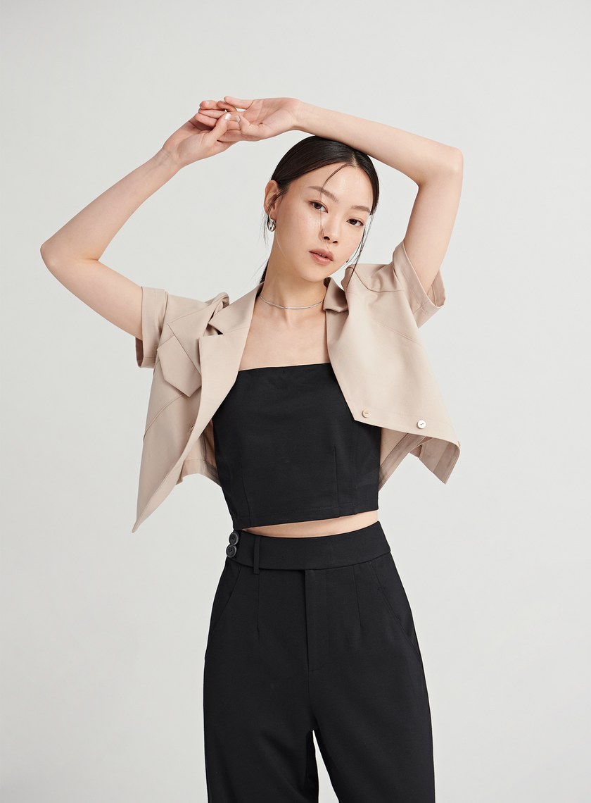 小性感後簍空細肩BRA TOP