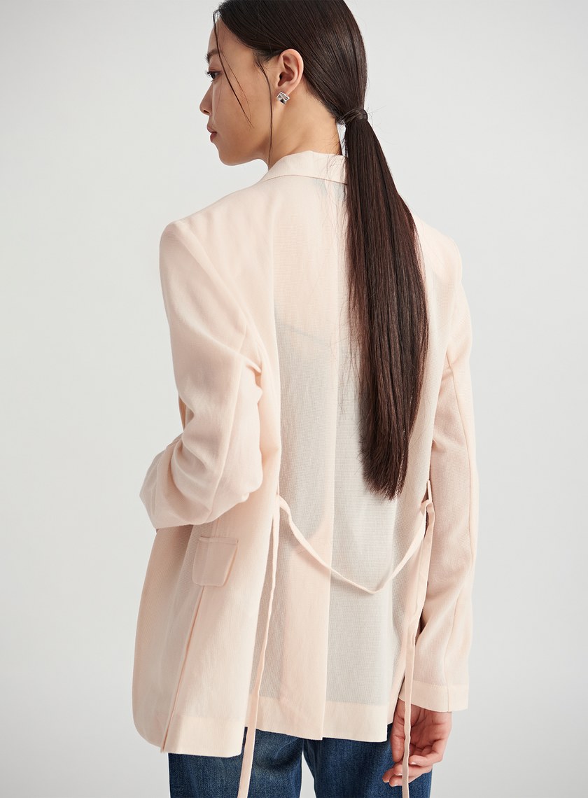 微透肌理感休閒西裝外套