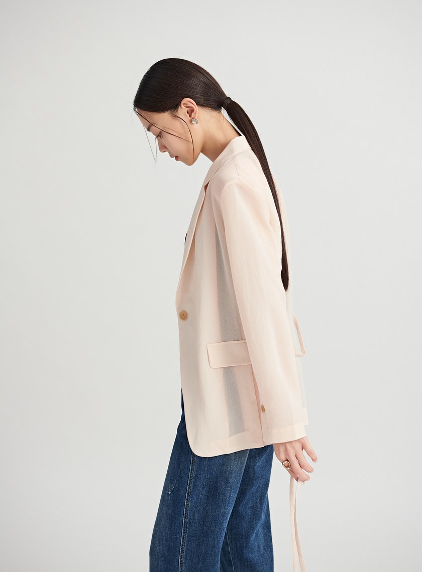 微透肌理感休閒西裝外套