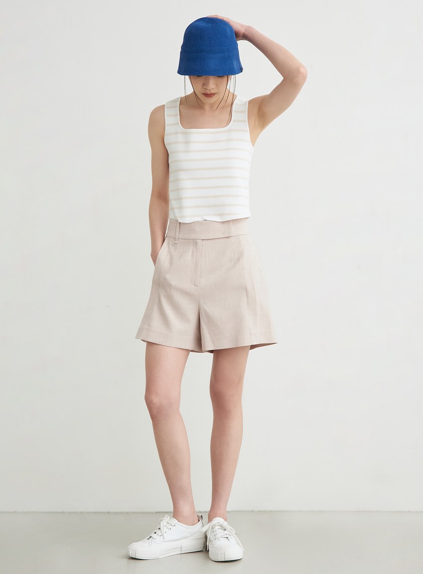 亞麻編織漁夫帽