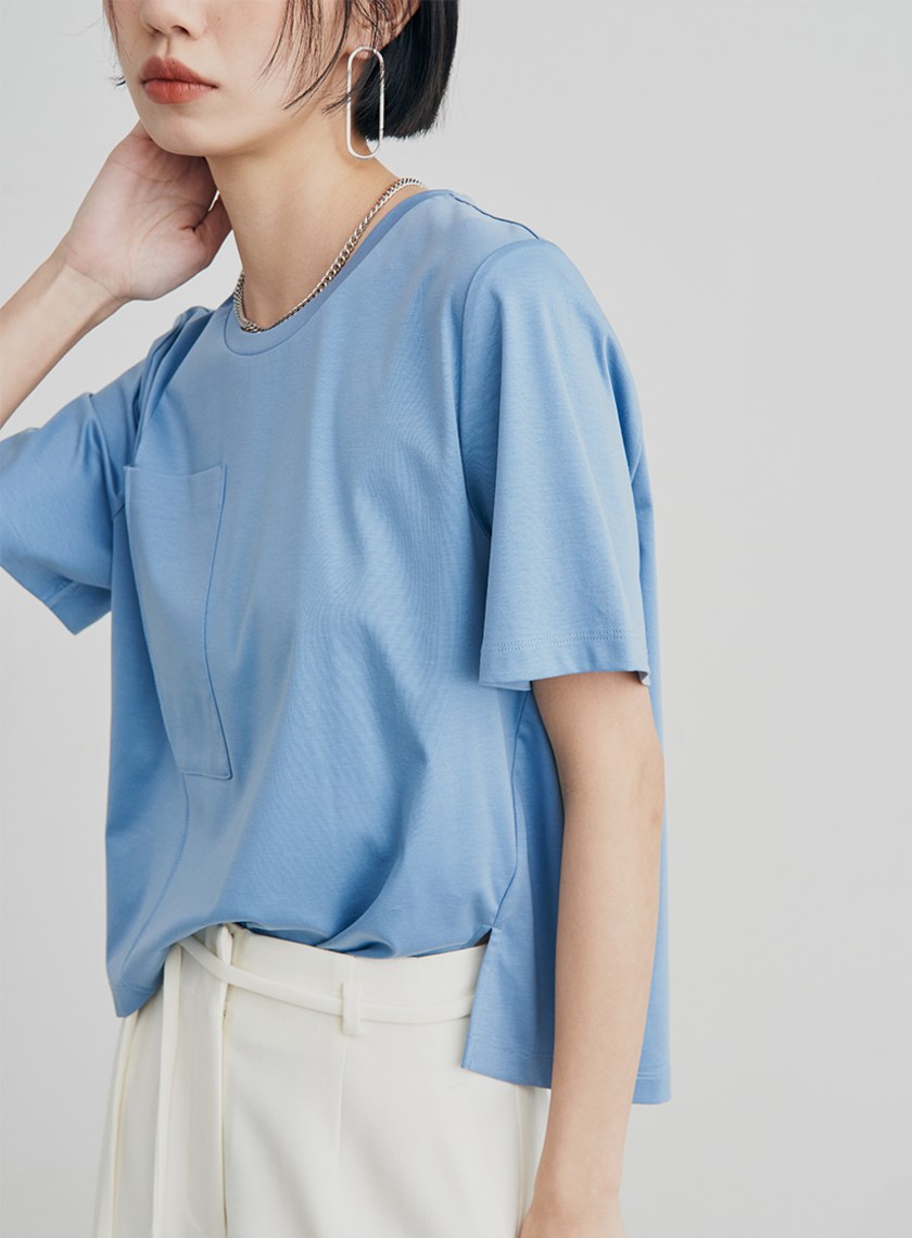 休閒寬鬆擁抱刺繡短袖上衣