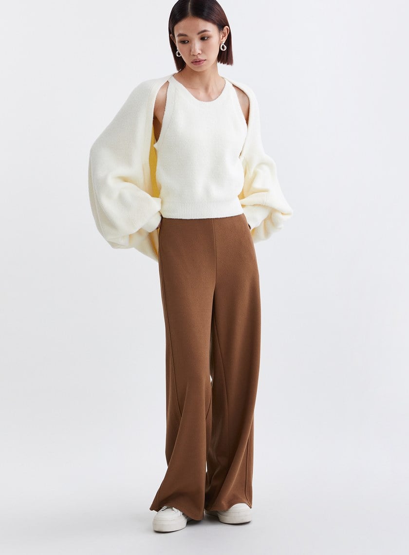 蓬鬆雲朵毛絨罩衫針織外套