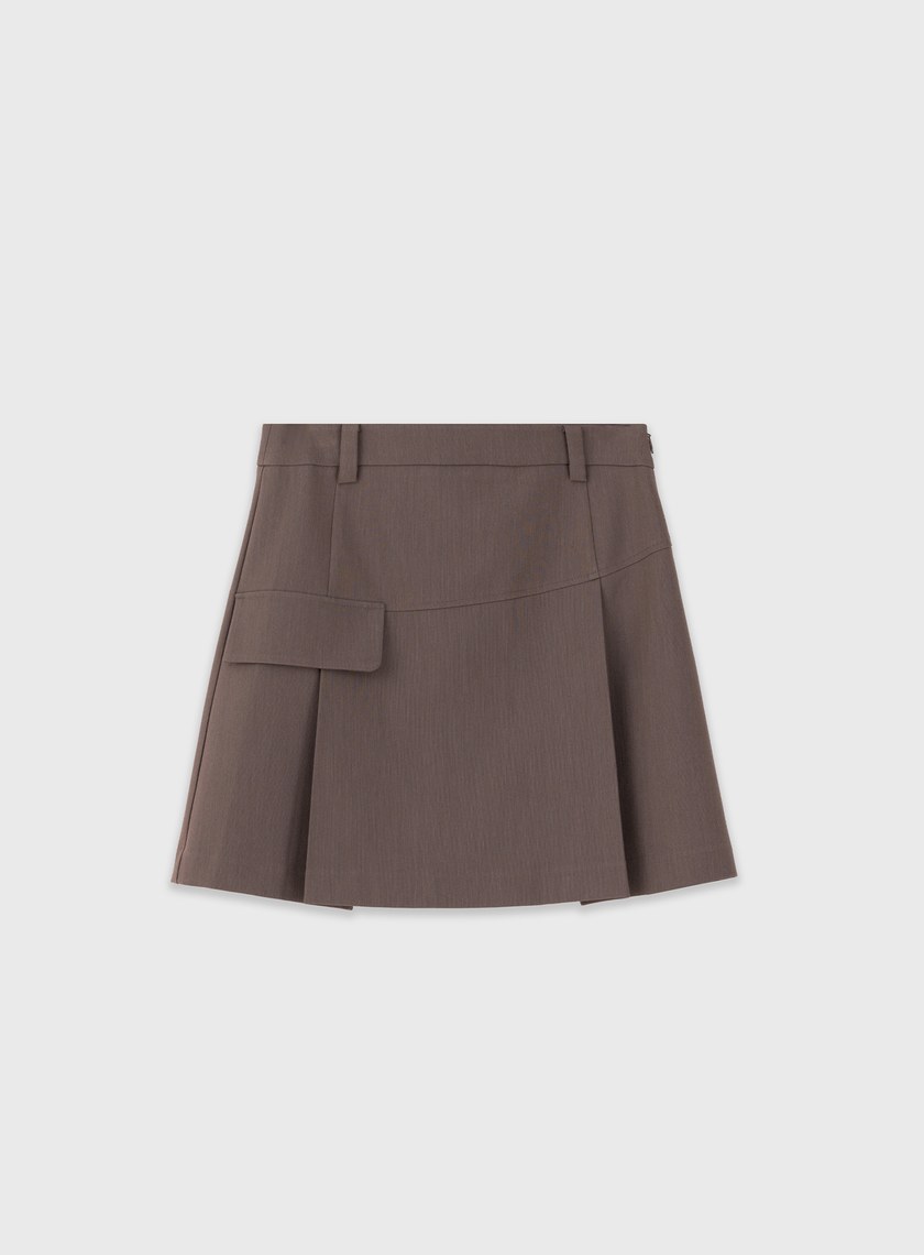 挺廓打摺Ａ字短裙