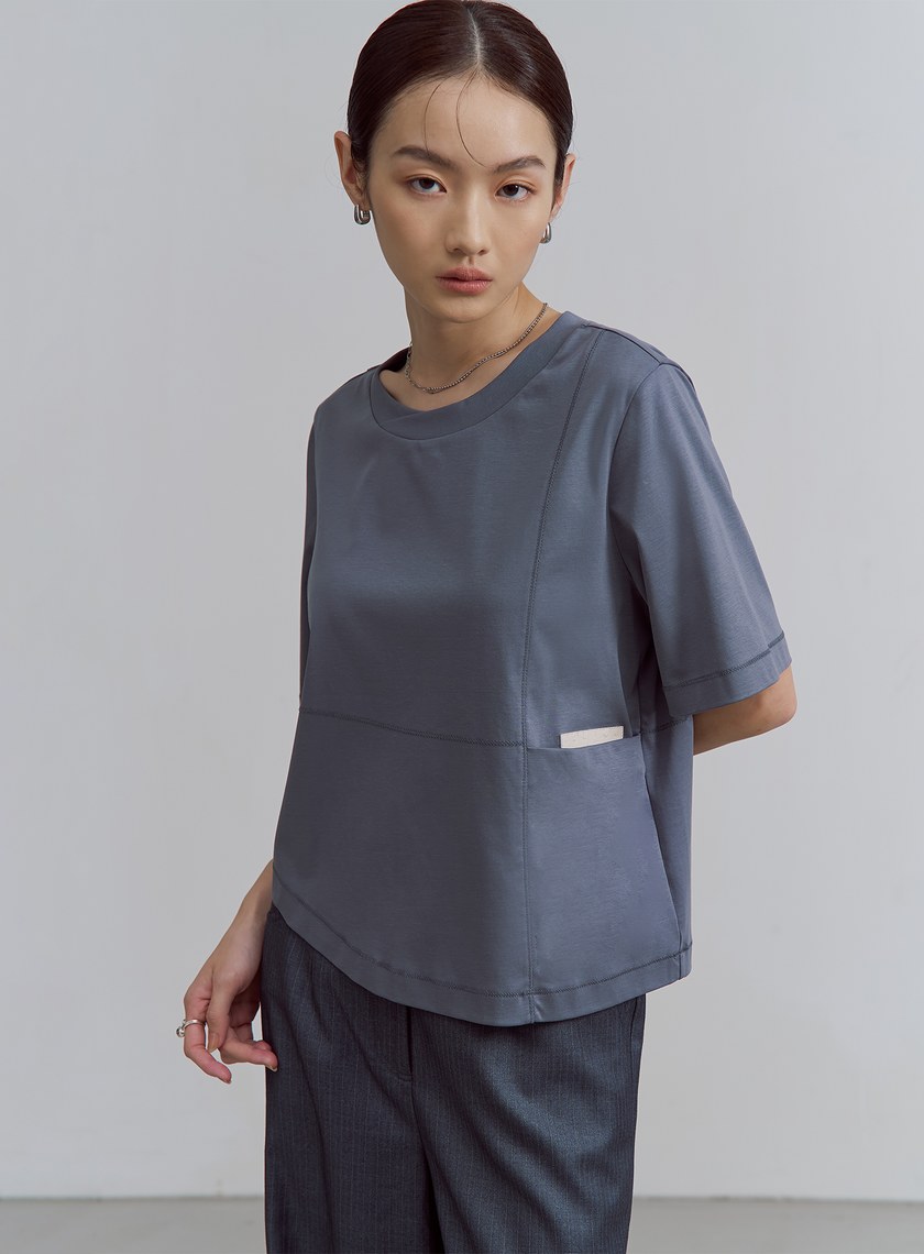 個性爬線設計短袖上衣