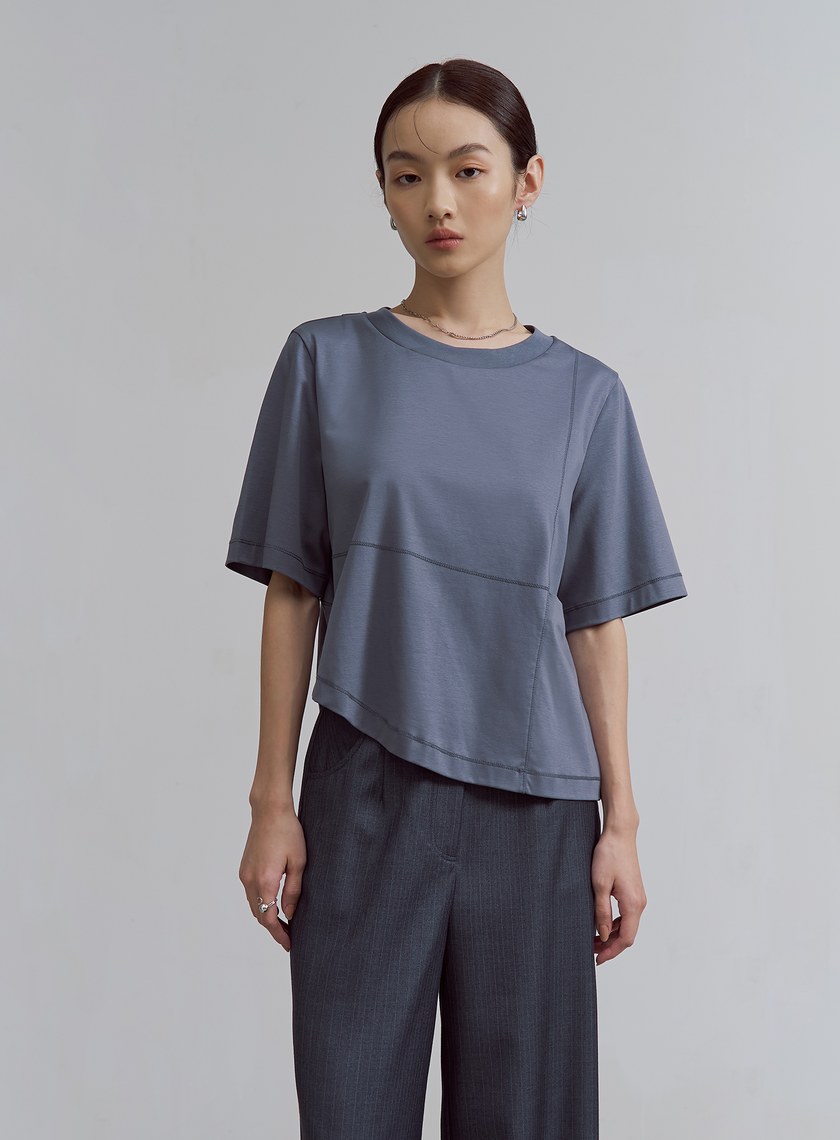 個性爬線設計短袖上衣