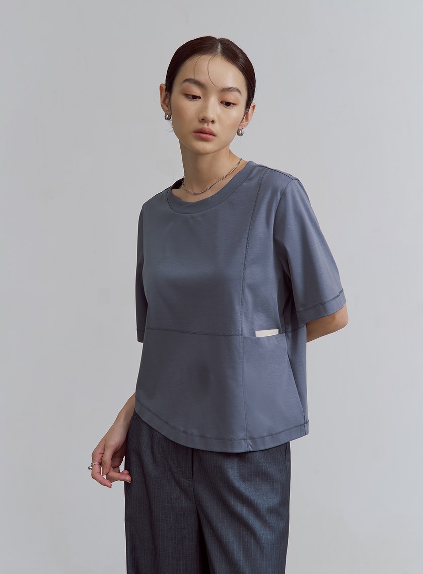 個性爬線設計短袖上衣