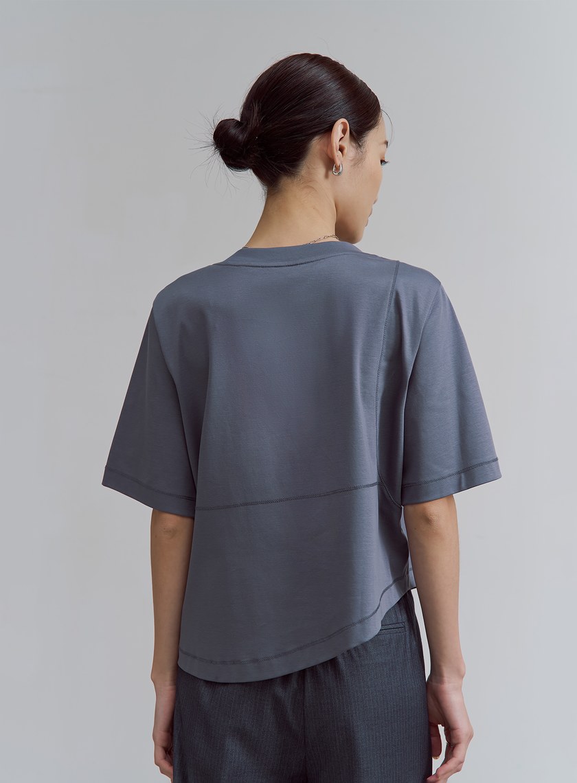 個性爬線設計短袖上衣