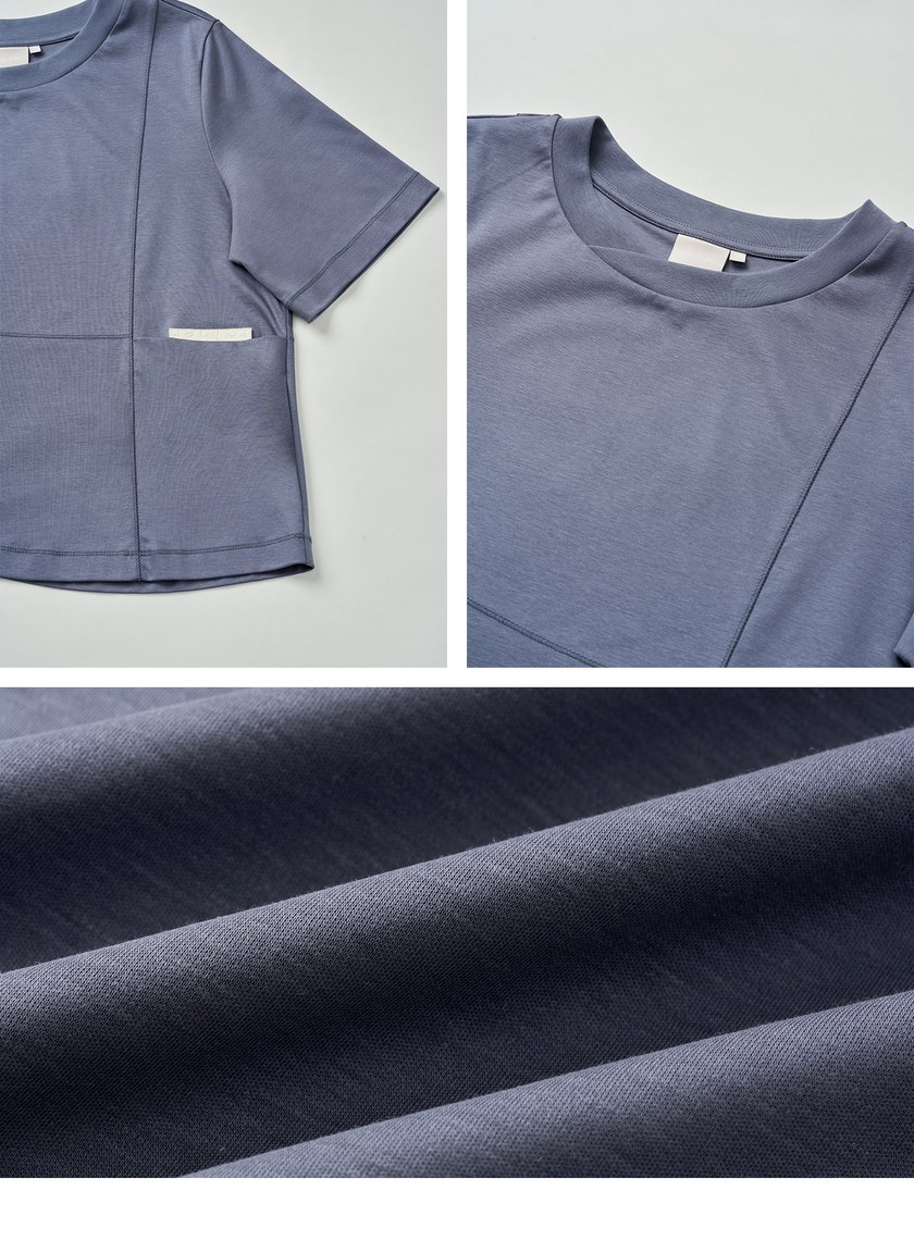 個性爬線設計短袖上衣