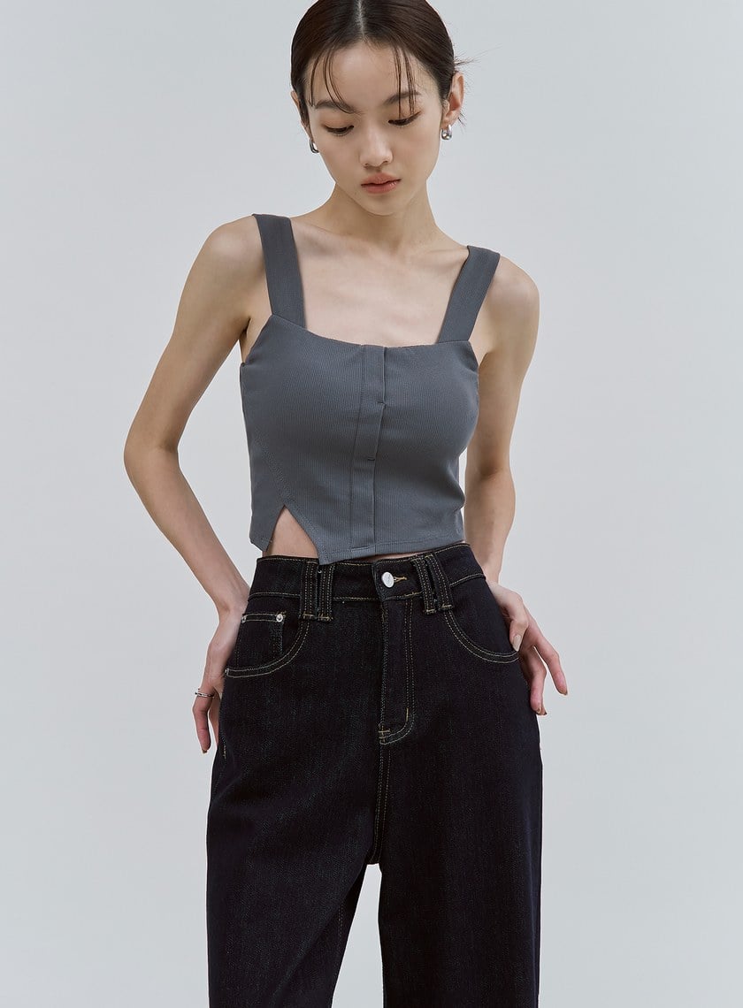 寬肩帶鏤空美背BRA上衣