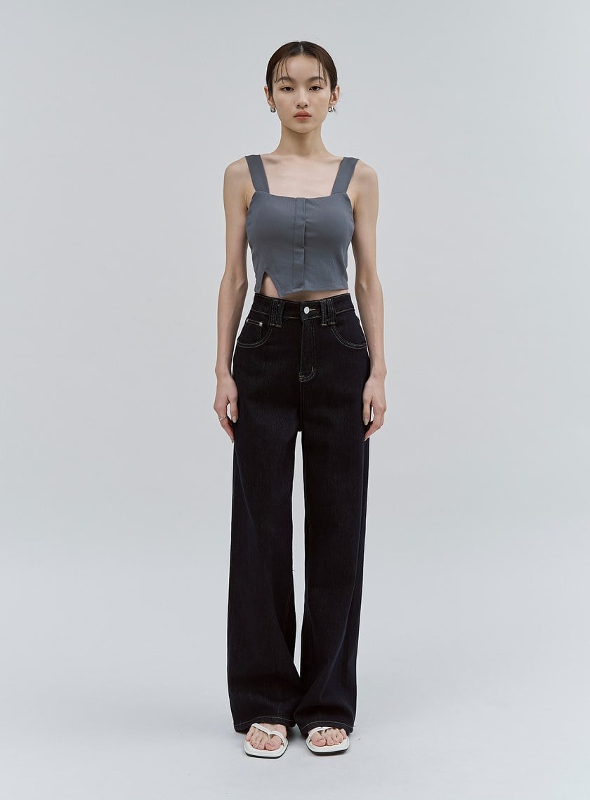 寬肩帶鏤空美背BRA上衣