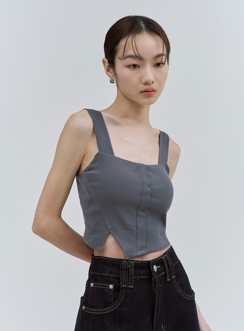 寬肩帶鏤空美背BRA上衣