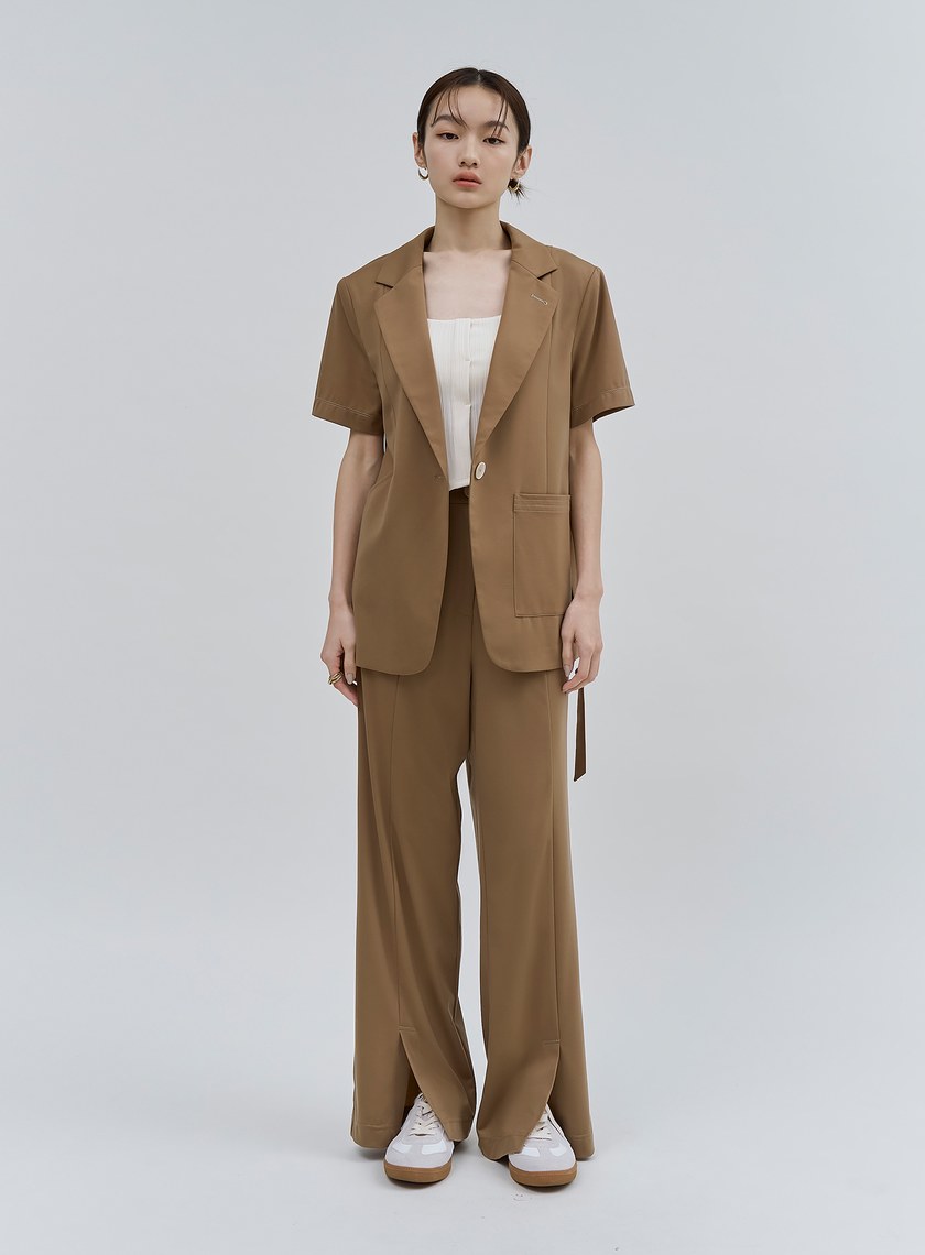 天絲涼感短袖針織外套